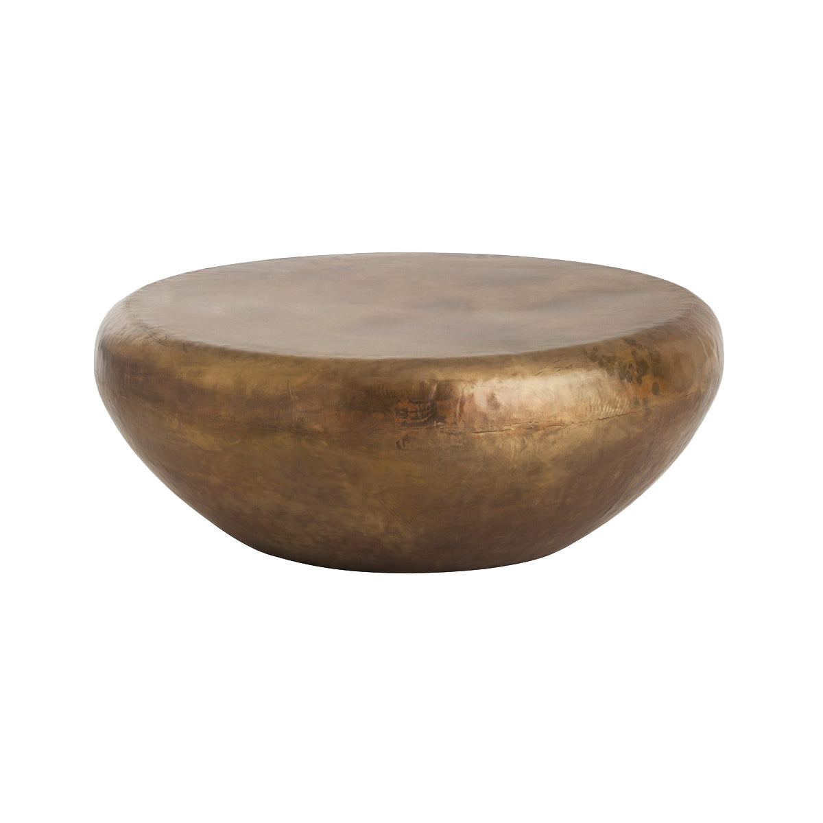Brass Drum Coffee Table