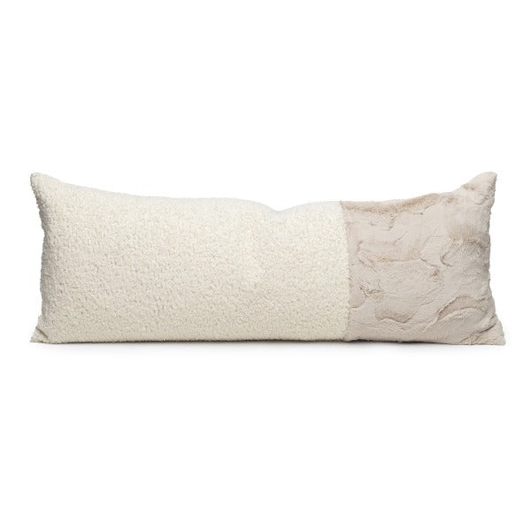 Camilla Faux Sherpa Lumbar Pillow