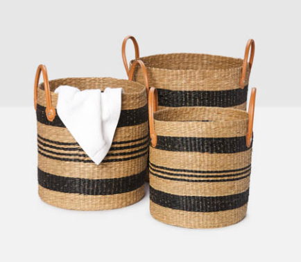 Harrison Seagrass Baskets - Set of 3