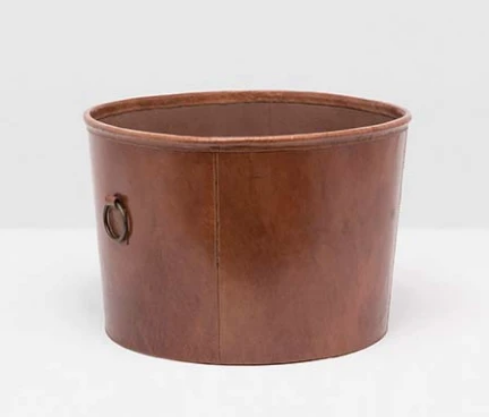 Leather Basket