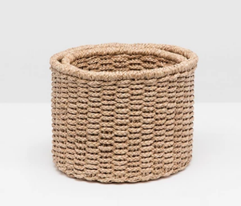 Braided Seagrass Baskets - Set of 2