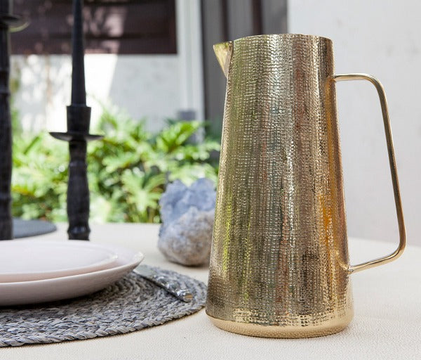 Hammered Metal Pitchers